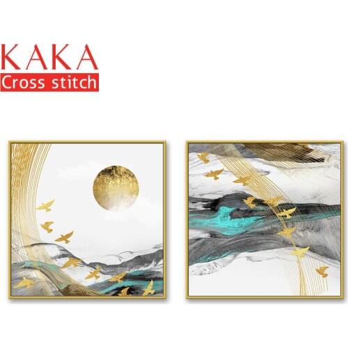 Cross stitch kits,Embroidery needlework sets with printed pattern,11CT-canvas for Home Decor Painting,Cartoon Full NCKC036