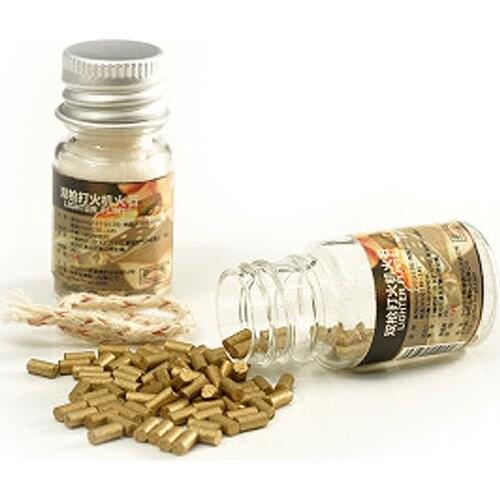 High quality 100 lighter flint (size: 2.2mm * 5mm) 1 cotton wick (100mm)