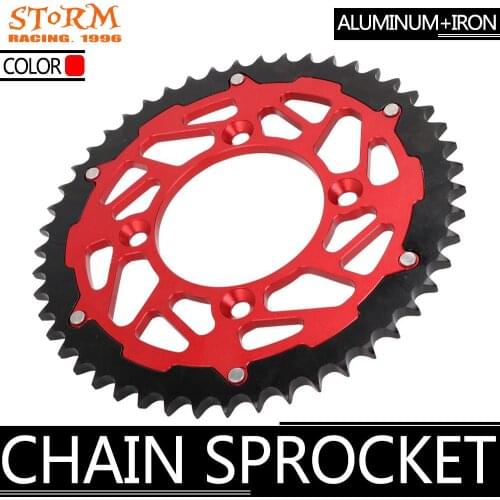 Motorcycle CNC 49T Rear Chain Sprocket For Honda CRF125F FB CRF 125F 2014-2021 CRF100F 100F 2004-2013 XR100 R 1985-2003