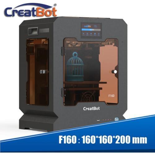 Enclosed metal case small 3d printing machine 160*160*200 mm Creatbot F160 PEEK 3d printer for dental printing medical area