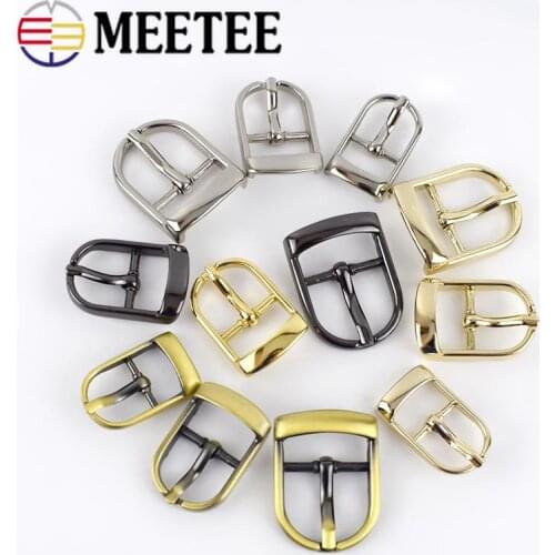10pcs 13/16/20/25mm Metal Pin Belt Buckles Adjuster Bags Strap Slider Shoes Buckle Metal DIY Leather Hardware Accessories BF071