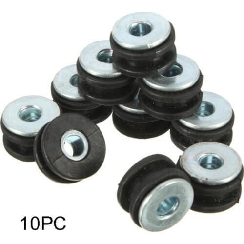 10Pcs Motorcycle Rubber Fairing Cowling Grommet Bushing Bolts Gasket Accessories