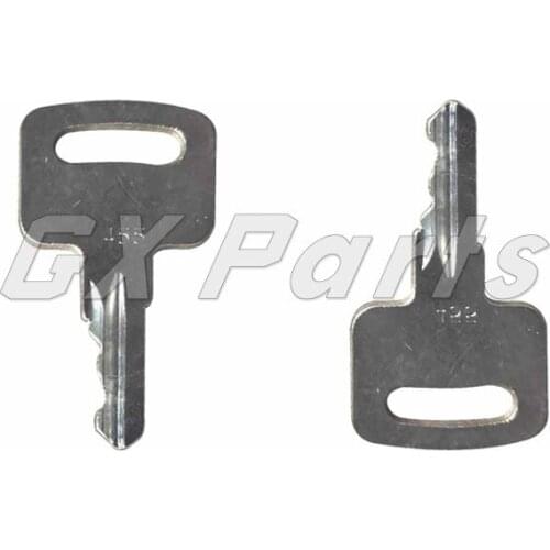 2PCS Ignition Keys 455 104466 SKY104466 For Skyjack Lifts SJIII 3220 3226 4626 4632 SJ8831RT 8841RT Genie Lifts Scissor Lifts