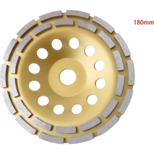100mm 150mm 180mmDiamond Segment Wheel Disc Grinding Cup Concrete Marble Stone Floor Polishing Plate Double Row Grinding Wheel