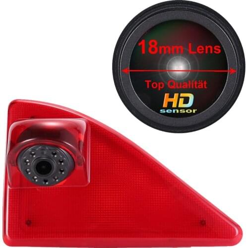 18mm lens CCD Car Brake Light Reverse Camera For Renault Master Nissan NV400 Opel Movano Vauxhall Movano IR Light Rear Camera