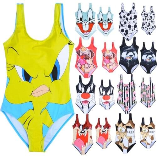 Bikini 2019 Family Matching Bathing Suits Swimsuit Push Up Sexy One Piece Swim Suits Family Matching Swimwear Plus Size Bikinis