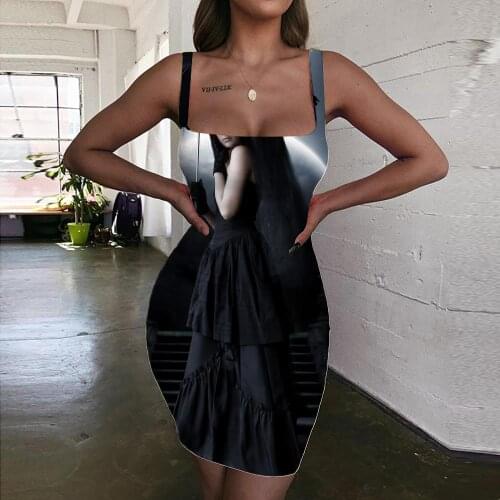 Giyu Brand Halloween Dresses Women Cosplay Ladies Dresses Moon Bodycon Dress Hip Hop Vestido Sexy Womens Clothing Party New