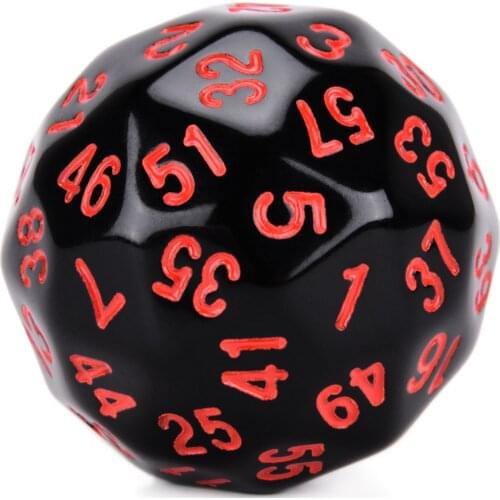 Opaque 60 Sided Dice DnD Polyhedral D60 for Tabletop Games Role Playing Dice