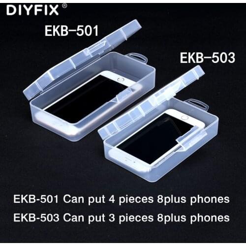 DIYFIX 1PC Plastic Container Repair Parts Turnover Box Mobile Phone Disassembly Bottom Shell Motherboard Component Storage Box