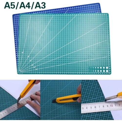 A3/A4/A5 Cutting Board Pvc Carving Rectangular Cutting Mat Grid Line Tool Plastic Patchwork Cut Pad DIY Sewing Supplie Tool
