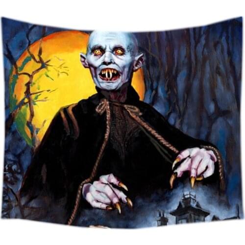 Salems Lot Pattern Tapestry Decorative Wall Hanging Carpet Bedding Outlet Door Curtain Textiles