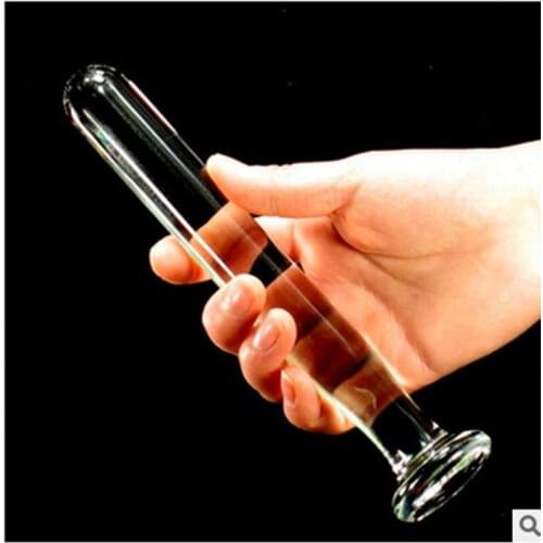 Crystal Glass Anal plug Anal Massage Stick Masturbator Anal Dildo G Point stimulator anal Expander Butt Plug Male female sex toy