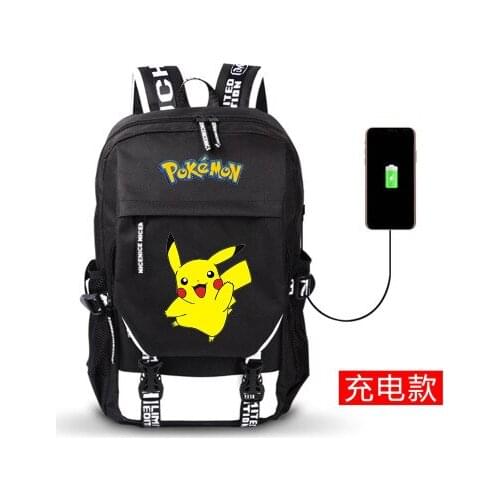 Pocket Monster Backpack Satchel Laptop Rucksuck Knapsuck Casual Travel Outdoor Student School Shoulder Bag Gift