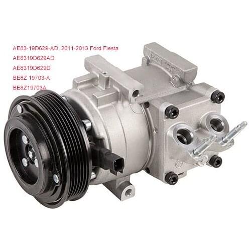 Air conditioning compressor for Ford Fiesta 2011 AE83-19D629-AD, AE8319D629AD