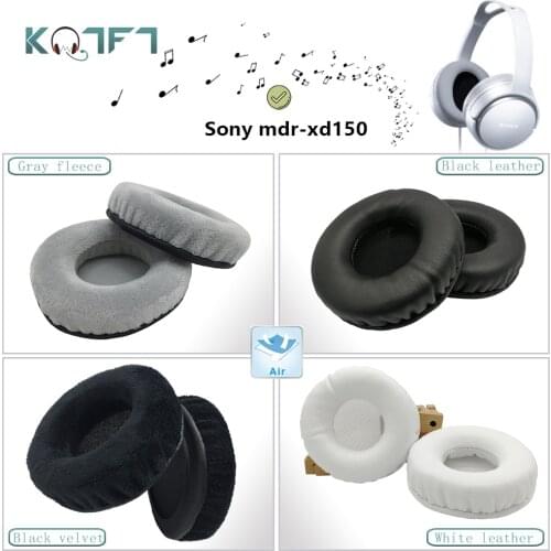 KQTFT Round shape 1 Pair of Replacement Ear Pads for Sony mdr-xd150 Headset EarPads Earmuff Cover Cushion Cups