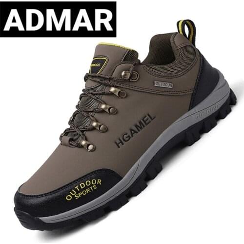 ADMAR Outdoor Men Treking Shoes Breathable Climbing Hiking Sneakers Men Trainers Comfortable Walking Casual Shoes Men Shoes