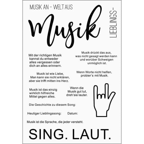 German word Clear Stamps for Scrapbooking Tampons Transparents Seal Background Stamp Card Making Diy