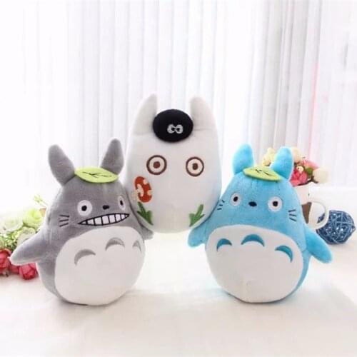 2020 New Cute 15cm Totoro Plush Japanese Anime Miyazaki Hayao My Neighbor Totoro Stuffed Plush Toys Doll for Kids Children