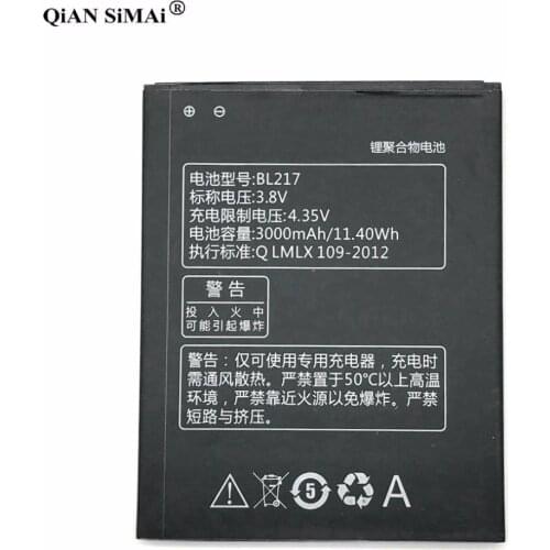 New High Quality BL217 3000mAh battery For Lenovo S930 S939 S938T phone
