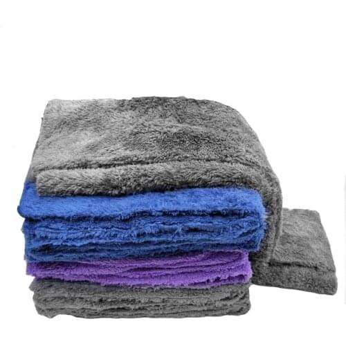 40X40CM 350GSM Premium Microfiber Car Detailing Super Absorbent Towel Ultra Soft Edgeless Car Washing Drying Towel