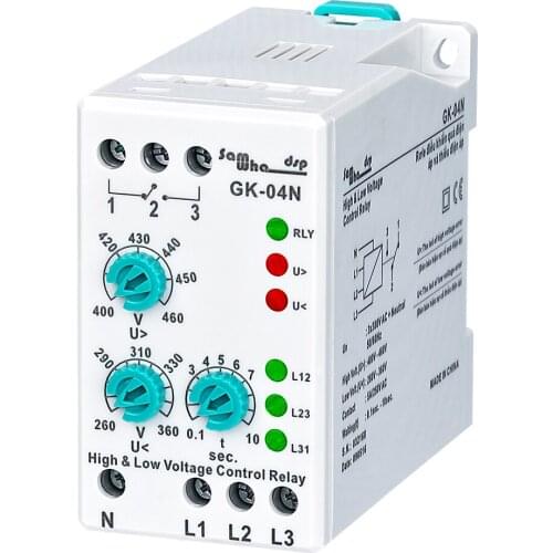 Phase Failure Voltage Analogue Adjustable Protection Relay (With Neutral Wire)
