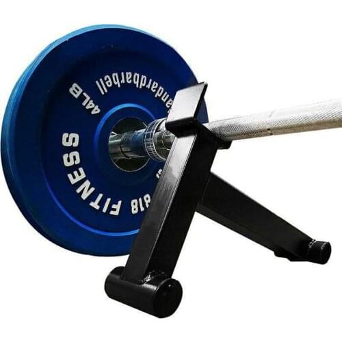 Deadlifting Barbell Jack Row Plate Post Insert Rack For Loading & Unloading Weight Plates Home Gym Equipment