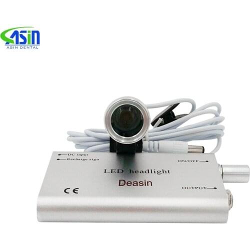 Dental LED Head Light Rechargeable for Dentist Surgery Loupes Magnifying Glass Accessories