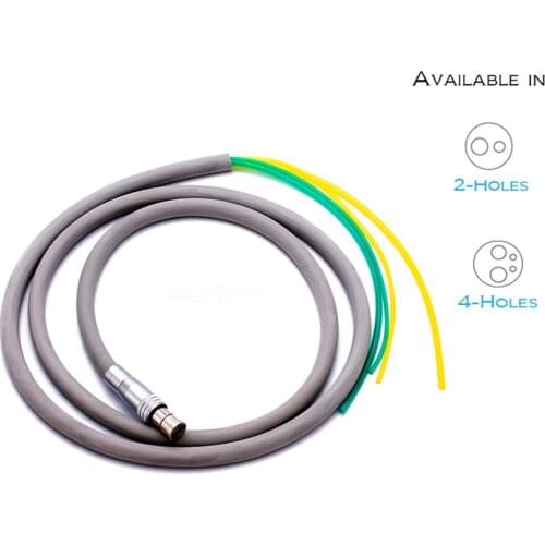 Dental Silicone Turbine Handpiece Tubing Hose Connector 2/4 Holes EASYINSMILE 1Pcs/Pack