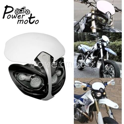 LED Enduro Cyclope Headlight Dirt Pit Bike Headlamp For Yamaha Kawasaki Honda WR TTR KLX KXF CRF XR CR DRM RM-Z 125 250 450