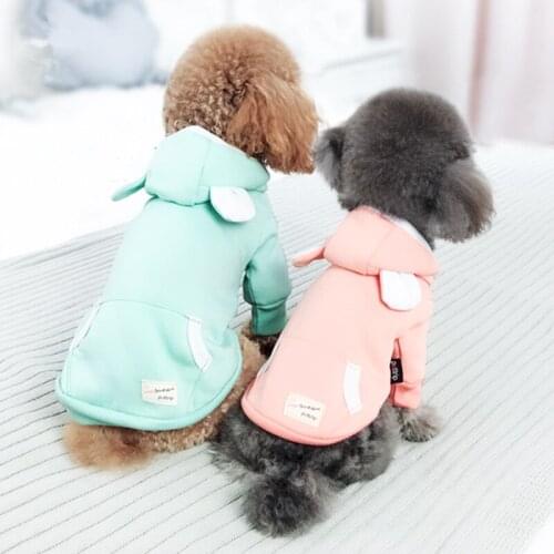 Dog Hoodie Pet Dog Clothes Bear Ear Shape Dogs Coat Jacket Cotton Ropa Perro French Bulldog Clothing for Pets Clothing Chihuahua