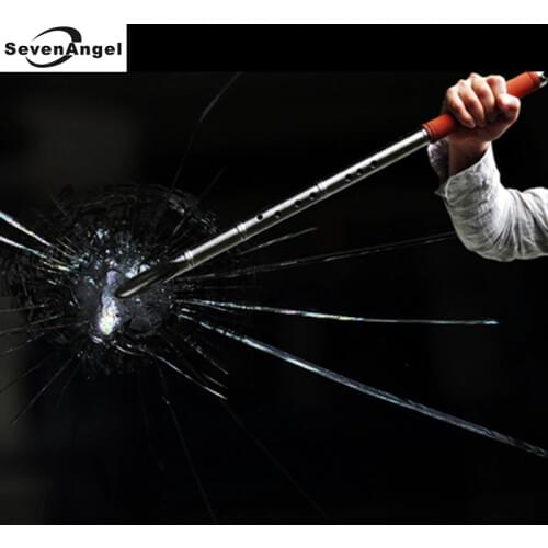 Outdoor Multi-function Music instrument stainless steel Flute Xiao Bamboo car broken glass/self-defense/Outdoor escape tool