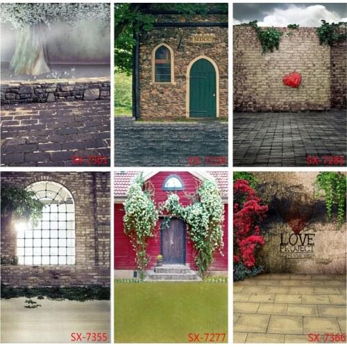 Vinyl Photography Backdrops Prop Flower Wood Floor Castle Wedding Theme Photo Studio Background 2157 YXFL-66