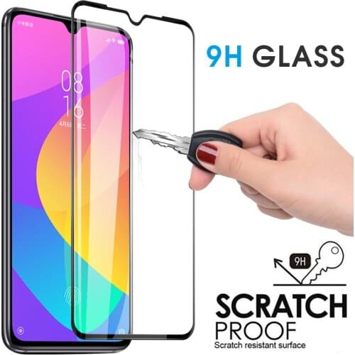 Full cover tempered Glass For Xiaomi Mi 10 lite Mi10 light screen protector For xiaomi mi9 lite Mi 9 lite armor protective Film
