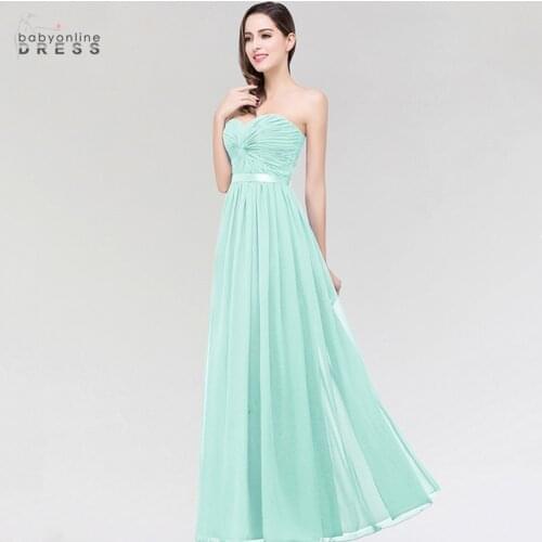 Robe Demoiselle D'honneur Chiffon Long Bridesmaid Dresses Sleeveless A Line Women Dress For Wedding Party Pleat Vestido Madrinha