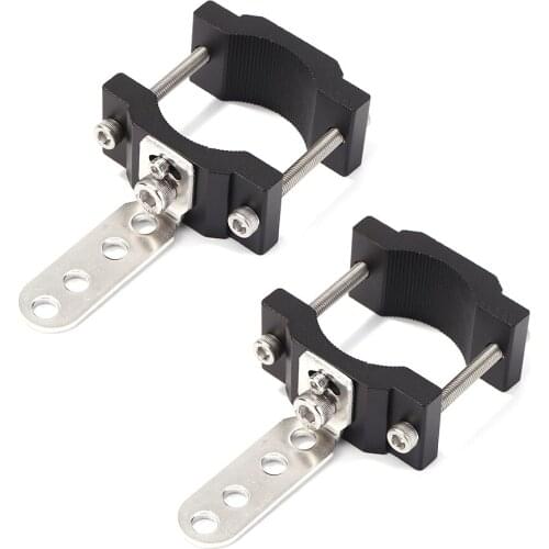 2 mounting brackets on bumper, roll cage, 18-50 mm, fog proof driving light, focus, universal clip, motorcycle bumper, shield
