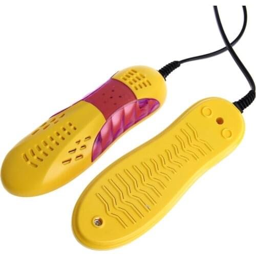 220V 10W EU Plug Racing Car Shape Light Voilet Shoe Dryer Odor Deodorant Heater
