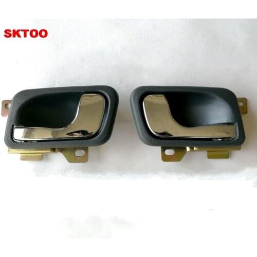 4PCS Handle the car inside the door buckle hand car accessories For Mitsubishi Montero Pajero V46 V31 V32 V33 6470 6473 2030