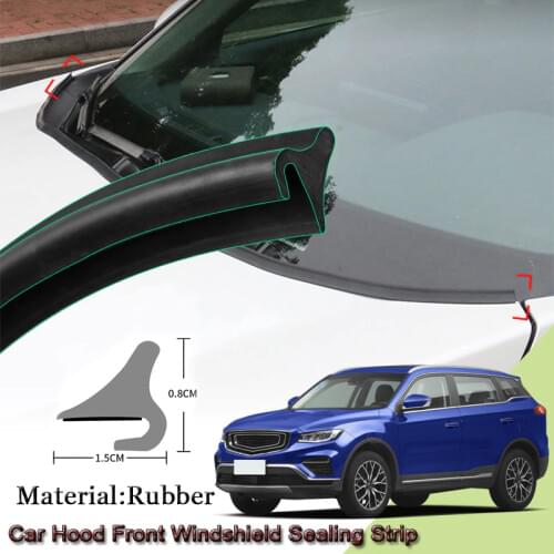 DIY Car Seal Strip Windshied Spoiler Filler Protect Edge Weatherstrip Strips Sticker Auto Accessories For Geely Atlas 2016-2020