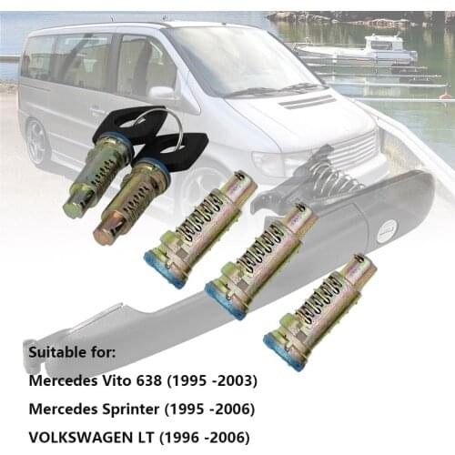 CAR DOOR LOCK BARRELS WITH 6707600205 FOR MERCEDES BENZ VITO W638 Mercedes Sprinter VOLKSWAGEN LT