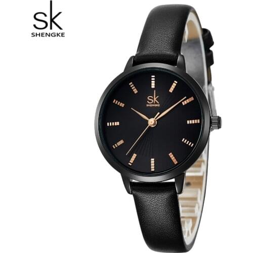 Minimalism Womens Watch Black Strap Stylish Simple Top Brand Japan Quartz Female Wristwatch Fashion Dress Watch Women Gift