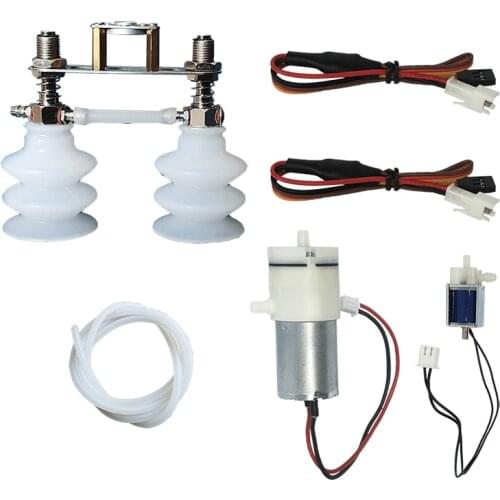 Cheap Robotic Arm Vacuum Pump Double-Headed Silicone Suction Cup with Large Suction Force 6kg Suitable For Mg995 Ds3218 Ks3518