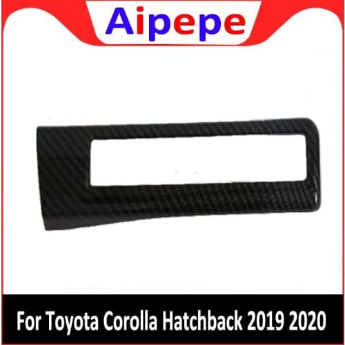 For Toyota Corolla 2019 Car styling Inner Centre Control Decoration Cover Molding Multifunction Headlight Button Frame Trims