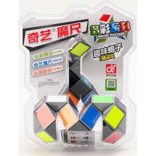 New TOP Qiyi Magic Snake Twist Cube Puzzle Ruler 3D Snake Toys cubo magico Children Educational Special Gifts puzzle toy learn