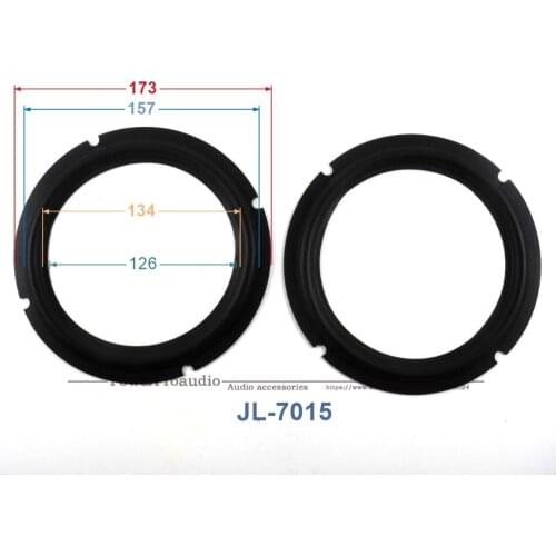 New 10 pcs /lot = 5 Pair 6.5inch Woofer Repairable Parts / Speaker Rubber Surround ( 173mm / 157mm / 134mm / 126mm )