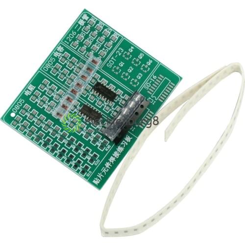 NEW Skill Training SMT SMD Components Practice Board Shield Kit For DIY it