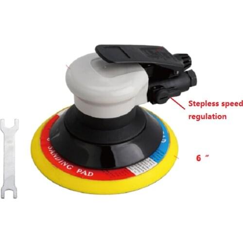 New 6inch Air Sander With vacuum Air random orbital sander Air orbital sander Burnish machine Pneumatic tools