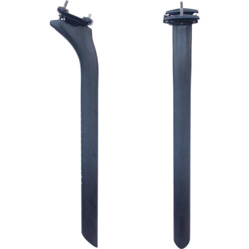 NO LOGO Carbon seatpost 27.2 31.6 MTB bicycle seat post tube full Carbon fiber Bevel seatpost Carbon MTB 3K/mate and gloss