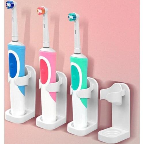 1Pc Simple toothbrush holder Stand Rack Toothbrush Electric Toothbrush Wall-Mounted Organizer Bathroom Holder Accessories