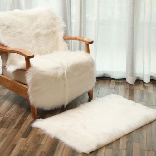 2019 MUZZI faux 6cm long fur rug carpets for living room fluffy rug alfombras para la sala moderna sheepskin rug