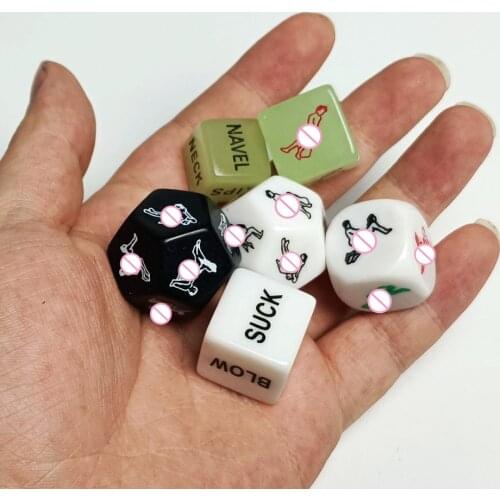 Russian Dice Russian Sex Dice Sex Toys For Couples Acrylic Erotic Toys Adult Sex Toys For Women Men Russian